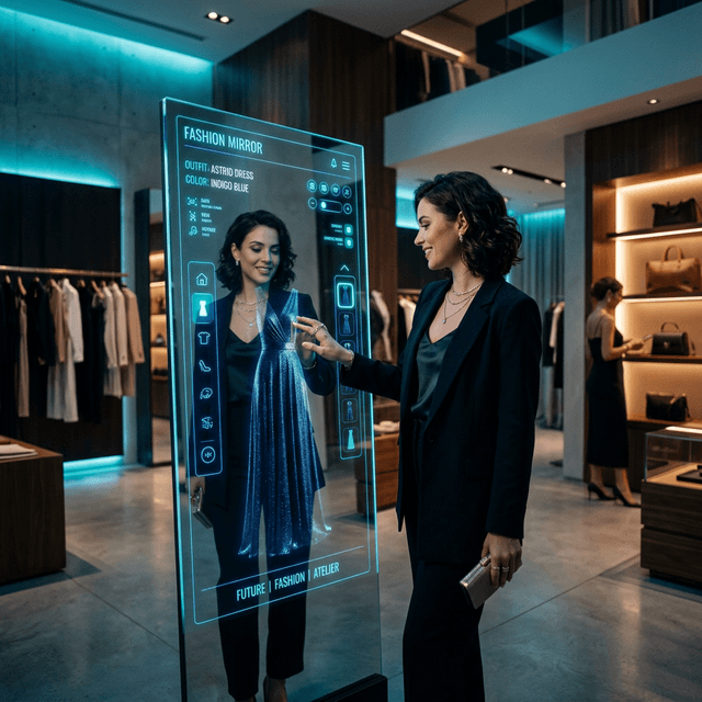 Shopper using Virtual Mirror